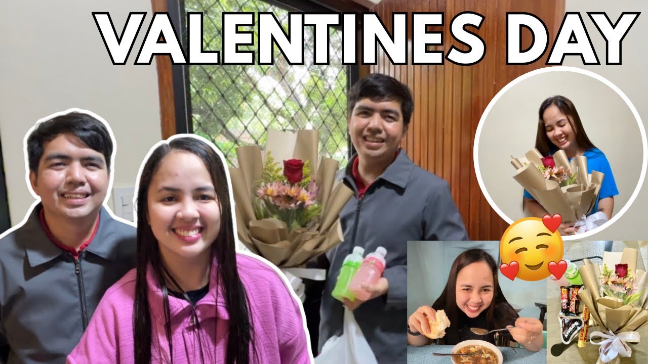 VALENTINES DAY VLOG❤️| KINILIG SA PAFLOWERS + DATE🥰| NARESCHEDULE ANG AMING PRENUP SHOOT 