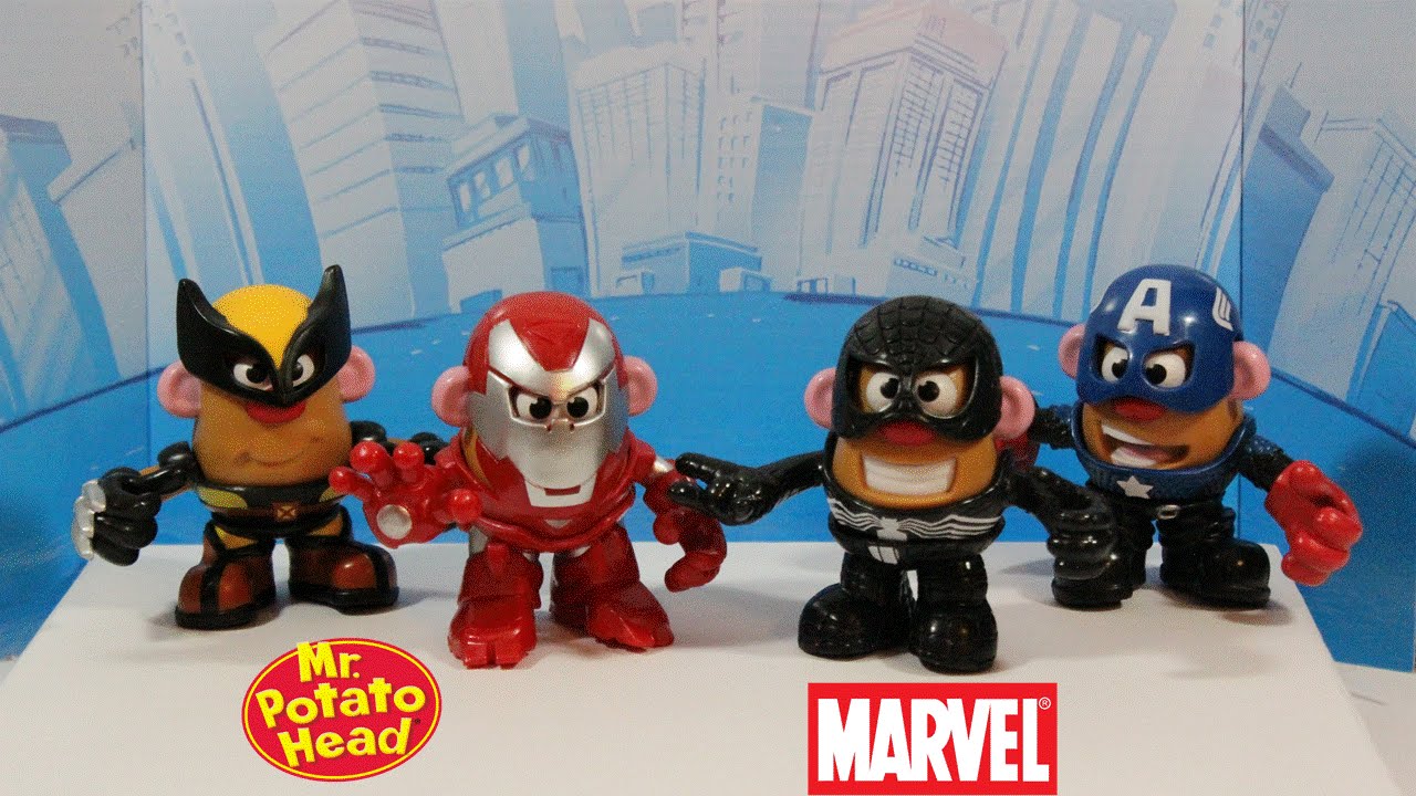Mr. Potato Head Mixable, Mashable Heroes Marvel - YouTube