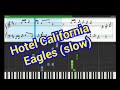 Hotel California   Eagles slow version