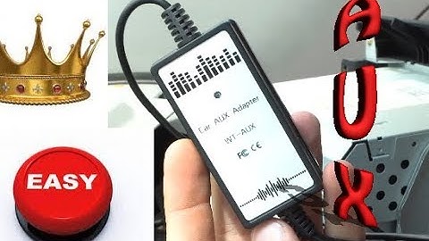 CHEAP AUX STEREO INPUT HACKS!