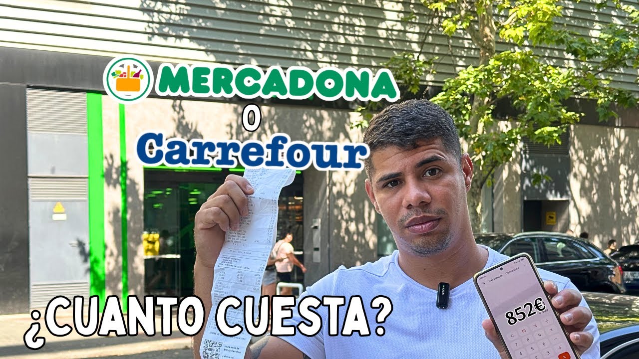 Cuanto cuesta hacer MERCADO en ESPAÑA en 2025🛒 | PARA 2 PERSONAS