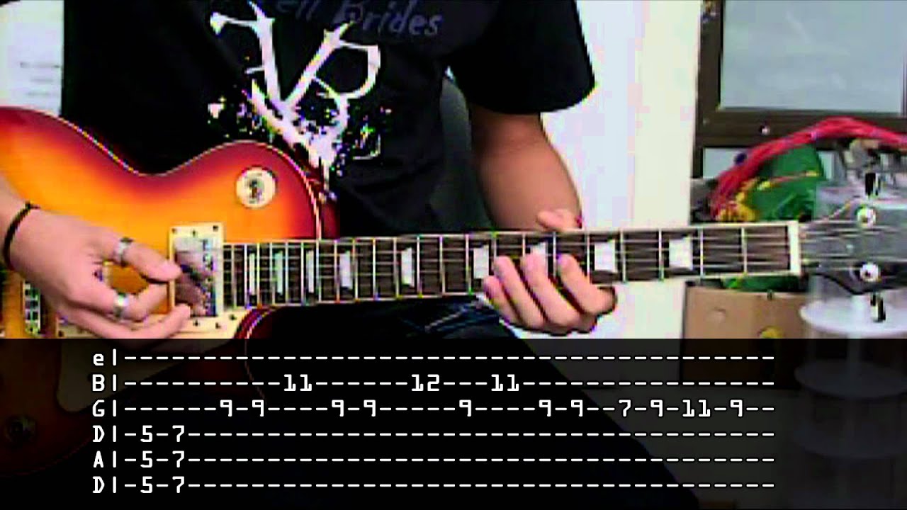 Black Veil Brides The Gunsling (Tabs) YouTube