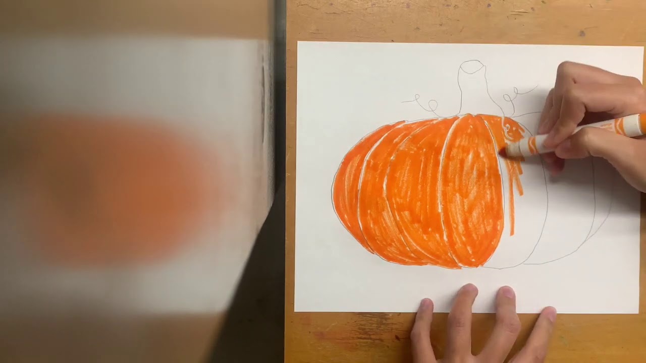 Pumpkin Drawing - YouTube