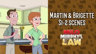 Milo Murphy's Law - Martin & Brigette scenes (s1-2)