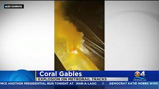 Rider Captures Explosion On Metrorail Tracks In Coral Gables