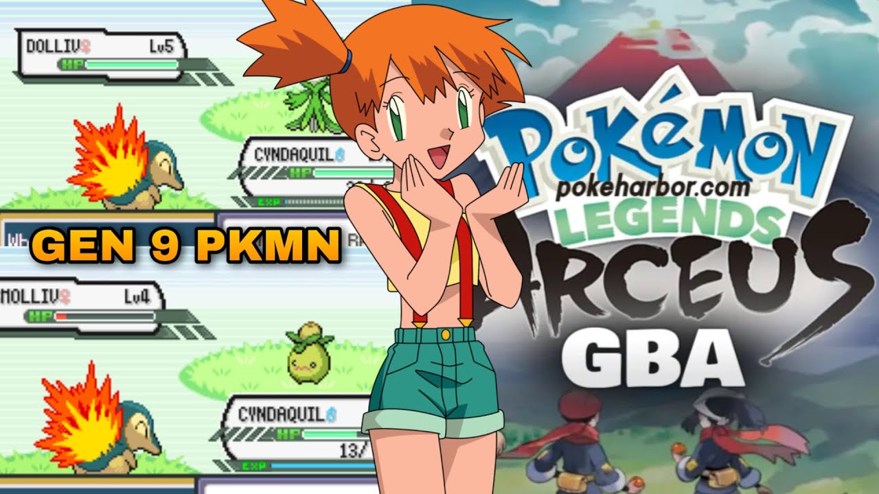 New Pokemon Gba Rom Hack with Gen 9 Pokemon, Paldean & Hisuian Forms