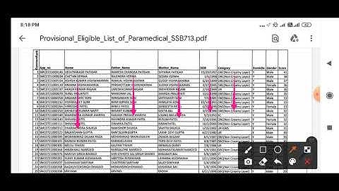 MP ONLINE - MERIT LIST जारी - LIST में अपना नाम देखो - SSMC REWA PARAMEDICAL STAFF - DOCUMENT VER ?