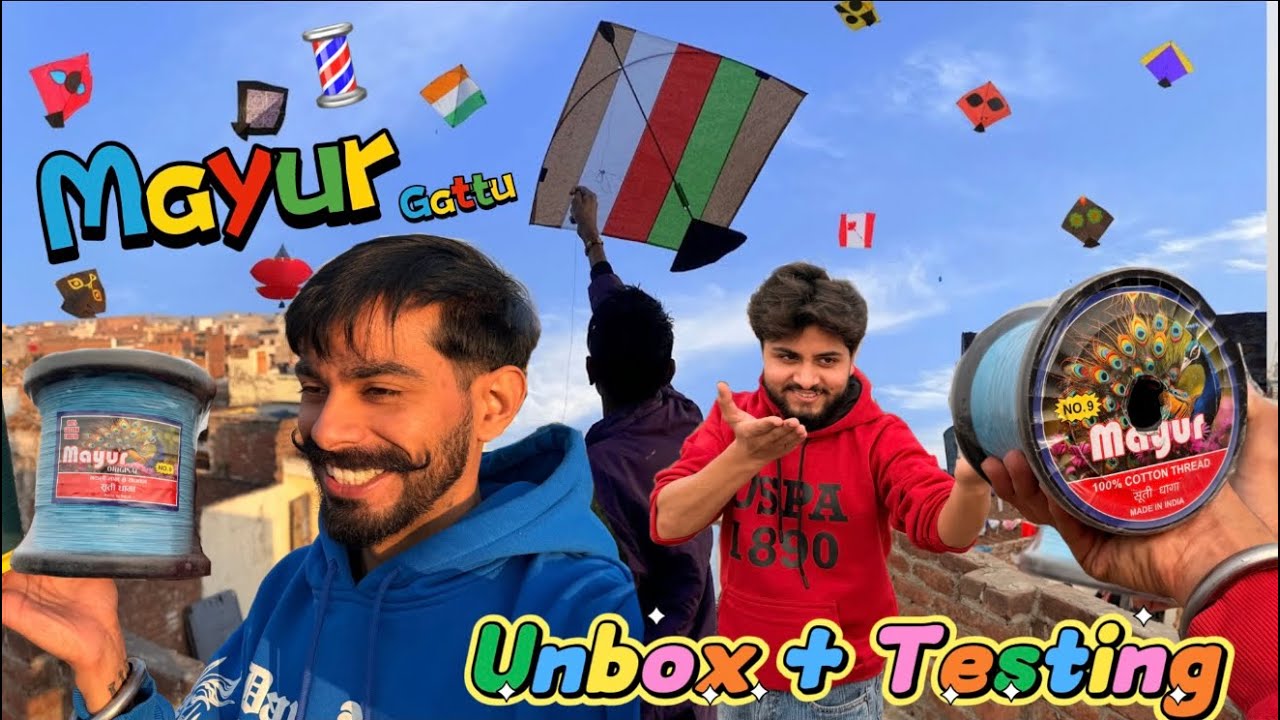 Mayur Gattu ! Unbox + Testing ! Kite Vlog ! Batala Promotion 