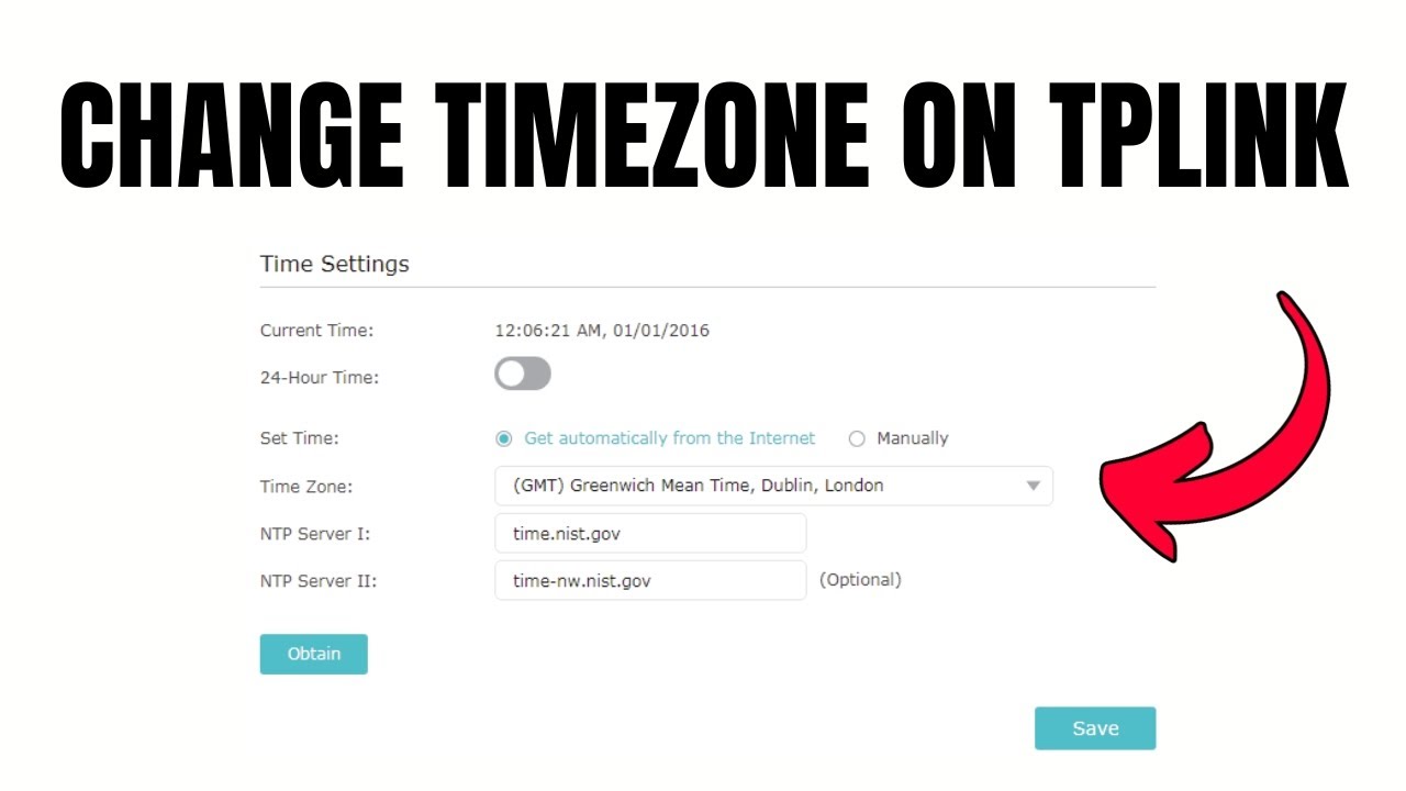 How to Change TimeZone On Your TP Link Wifi Router - YouTube