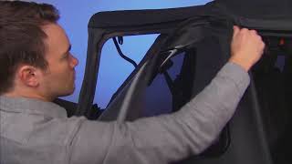 Sunrider Soft Top-Take Jeep Wrangler top off on 2018 Jeep Wrangler (JK) screenshot 3