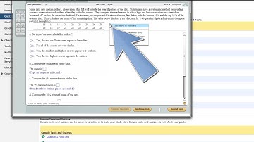 StatCrunch - Use During MML Tests
