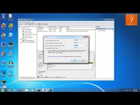 वीडियो: विंडोज 7 में हार्ड ड्राइव का विभाजन कैसे करें