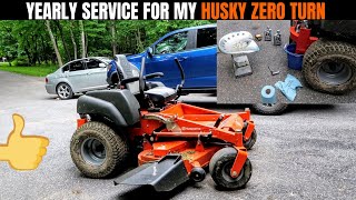 Yearly Service and Maintanance of the Husqvarna Zero Turn Mower - Husky  MZ52