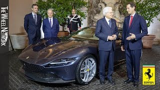 Ferrari roma specifications: ▪ length/width/height/wheelbase –
4,656/1,974/1,301/2,670 mm kerb weight 1,570 kg cargo volume 272/345
litre engine ...