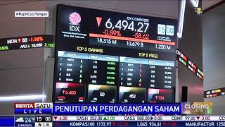 Ditutup Melemah, IHSG di Zona Merah Turun ke Level 6.493