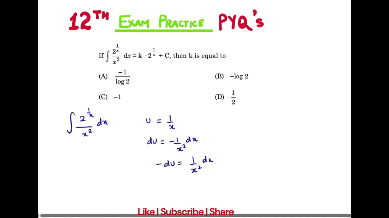 Find Integration | PYQs 2025 | Class 12 | CBSE