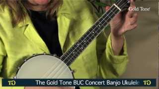 BUC Concert Banjo Ukulele Vintage Brown