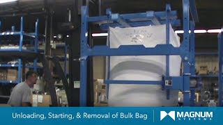 IBC2000 Bulk Bag Unloader  Unloading, Starting & Removal of Bulk Bag