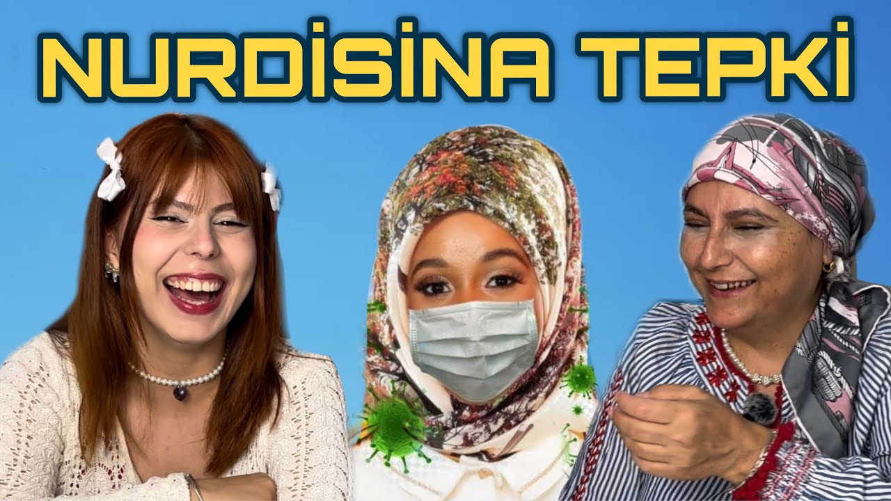 NURDİSİNA İNTERNETTE BÜYÜCÜ TAKLİDİ VİDEOSUNA TEPKİ VERDİK w/ @nurdisina