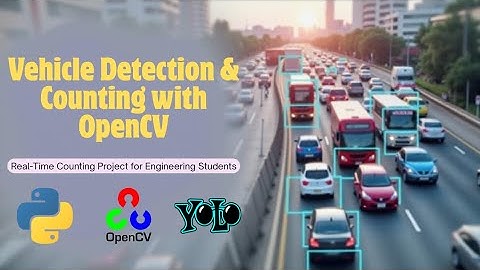 🚦 Vehicle Detection & Category Wise Counting | OpenCV Project Demo