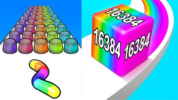 Gummy Worm Go VS Jelly Run - MAX LEVEL SpeedRun Gameplay Walkthrough (Android,iOS) NEW UPDATE Ep 1