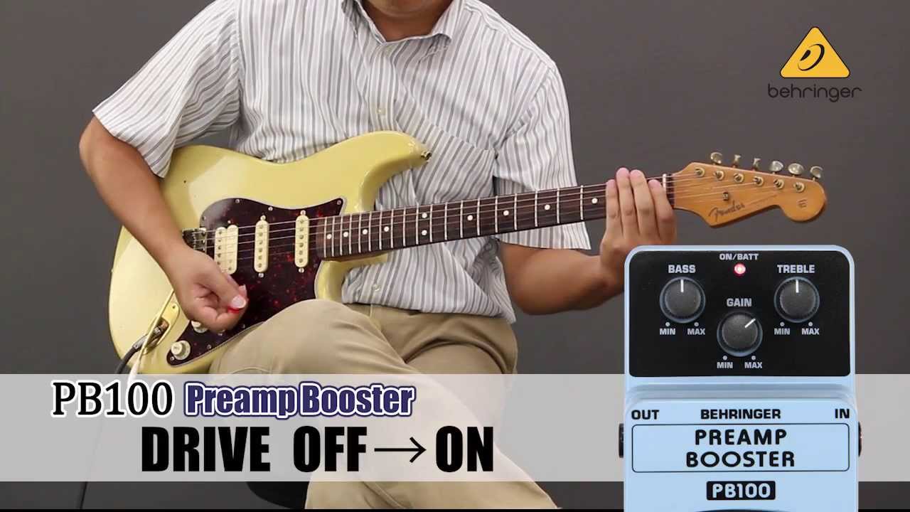 BEHRINGER / プリアンプブースター PB100 サウンドバリエーション