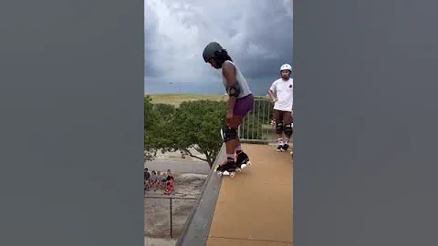 My very first drop in at Mount Trashmore 13ft #shorts