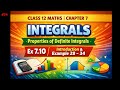 🔥Class 12 Maths Chapter 7 INTEGRALS | Properties of Definite Integrals | Ex 7.10 | Examples 28–34