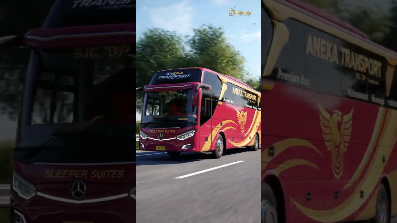 🔥 Bus ANEKA Transport Mercedes-Benz Big Top | Sleeper Suites Super Mewah! 🚍