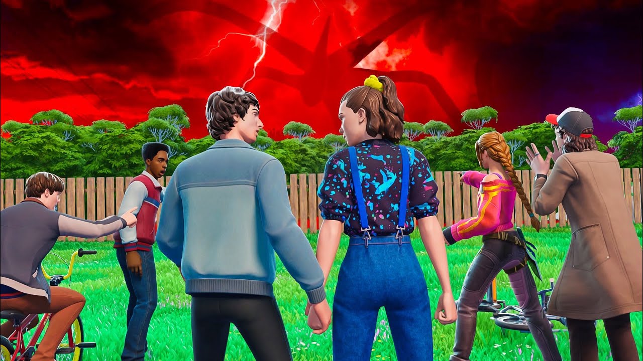 Ролевая игра в Fortnite по мотивам сериала «Очень странные дела» (2 сезон, 2 серия) (короткометра...