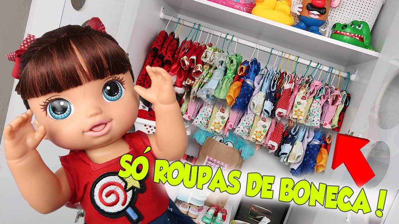 Guarda Roupas de Bonecas Baby Alive.