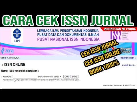 Video: Apakah issn sama dengan nomor edisi?