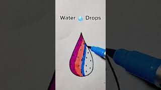 Water ? Drops  drawing brush pen art trending shorts