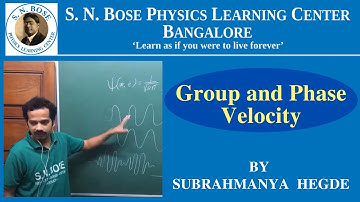 Group and Phase  Velocity  | CSIR-NET | GATE Physics | JEST | TIFR -GS | IIT-JAM | QM 2.16
