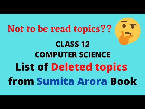 Deleted topics from