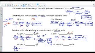 Unit Conversions Part 2