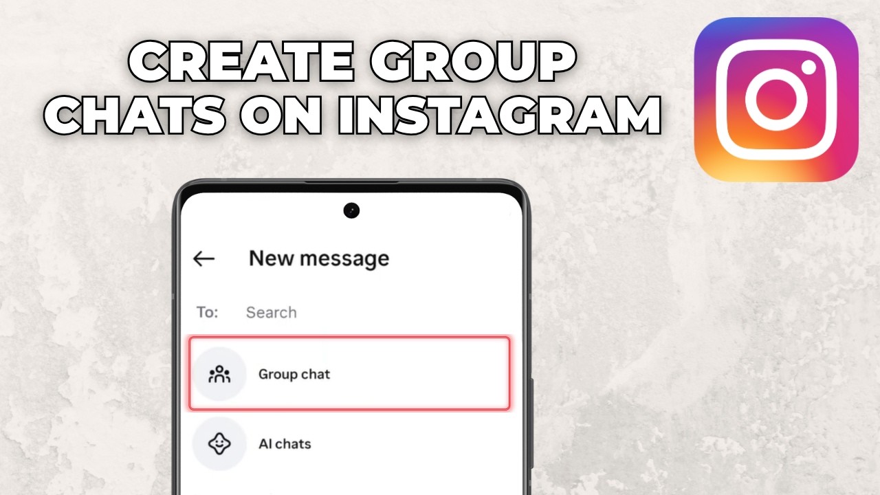 Random Gc How To Create Group Chat on Instagram - YouTube