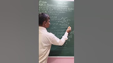 12th maths Ex:11.5-7th sum #probability_distribution