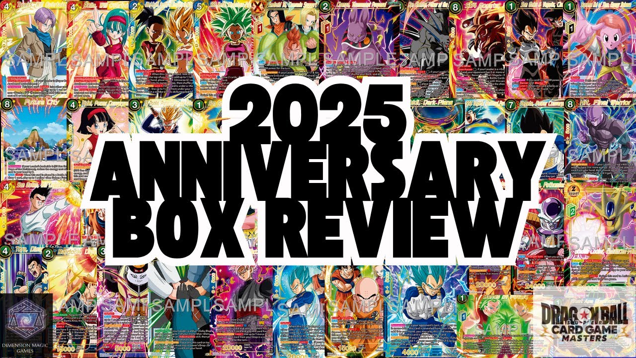 dragon ball super card game anniversary box 2025 Dragon Ball Super Premium Anniversary Box 2025 main image 0