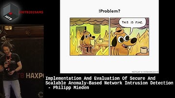 Secure And Scalable Anomaly Based Network Intrusion Detection   Philipp Mieden