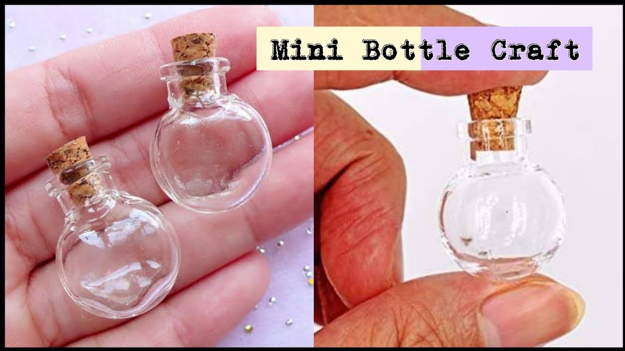 Mini Bottle Craft | Easy Bottle Craft|Bottle art with photo ...