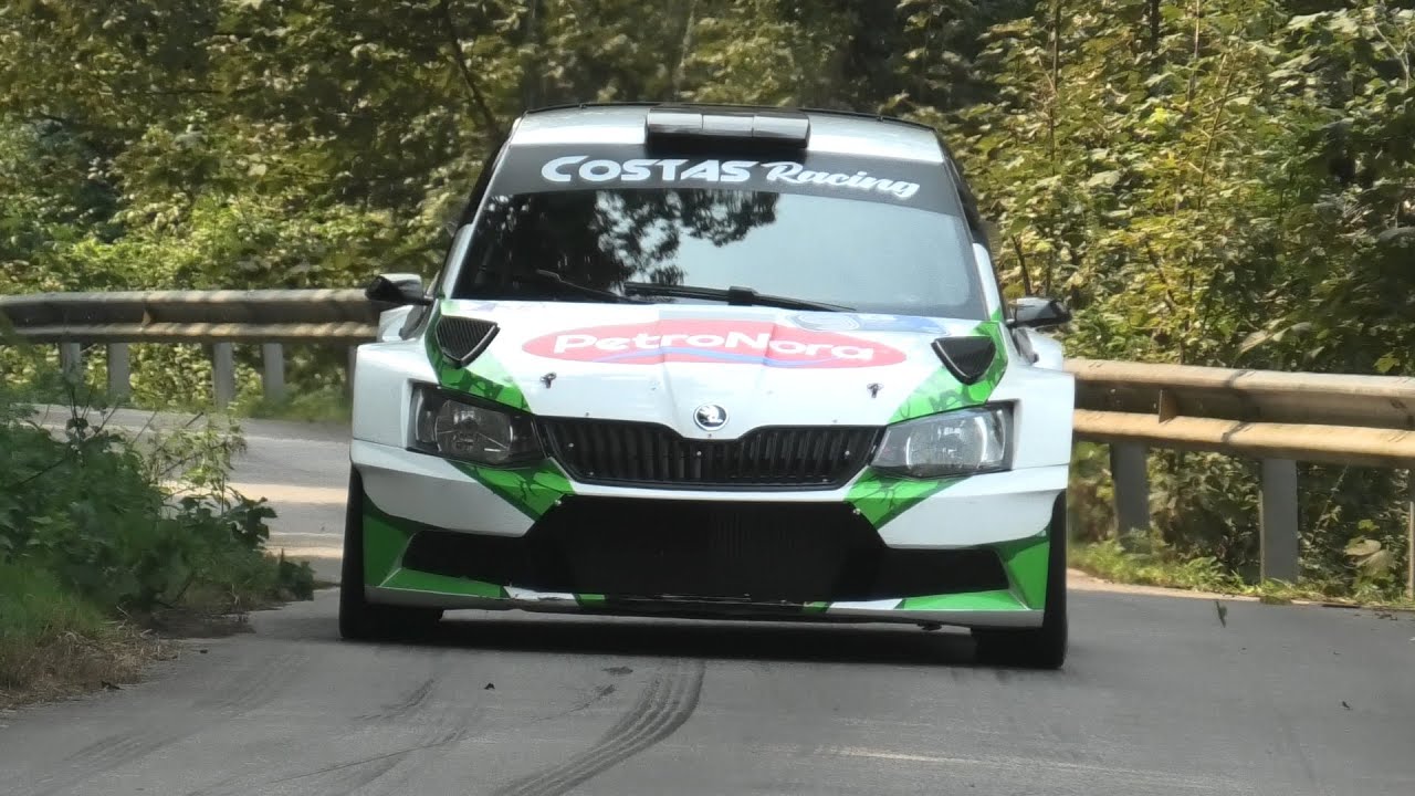 Pablo Vigil - Kevin Zamarreño en el rallysprint de Carbayin 2025 | Skoda Fabia R5