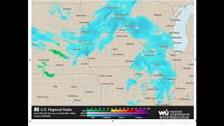 2018 January Iowa Midwest Radar Time Lapse Wunderground