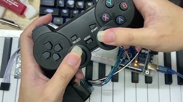 Tay cầm PS2 Arduino | Tay cầm điều khiển Robot PS2 | Thử làm bắn Laze