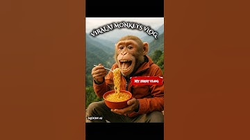 How to create ai monkey vlog |Ai monkey vlog kaise banaye|🐒 🎥#shorts #monkey #vlog #monkeyvlog