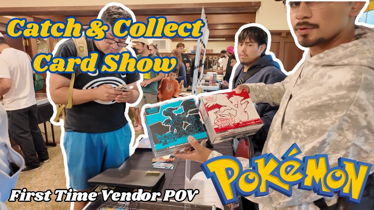 First Time Vending Pokemon at a Card Show!! | Pokemon Vendor POV | 