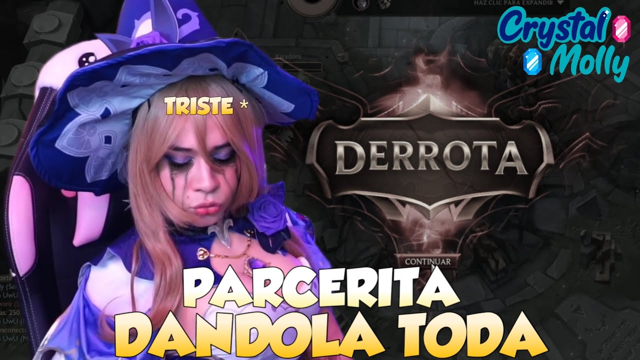 Parcerita TRISTE dándola toda 😢🧙🏻‍♀️🤣: League of Legends 💜