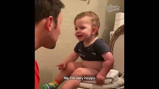 Viral Video: Potty Training Baby Has A Lot To Say