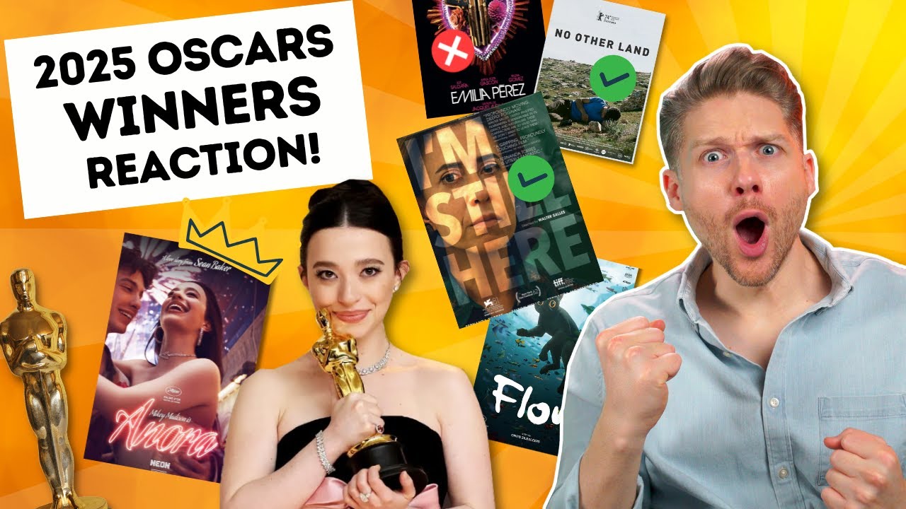 2025 Oscars WINNERS Reaction | ANORA DOMINATES!!!