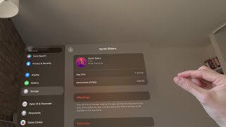 Apple Vision Pro: How to View App Documents & Data Storage Size Tutorial! (For Beginners) screenshot 5